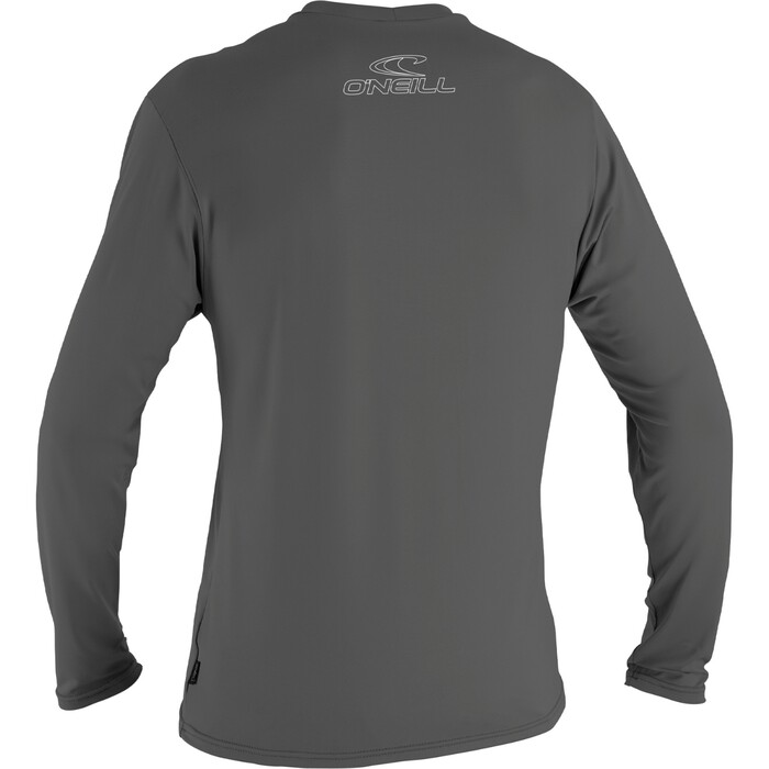 2024 O'Neill Mens Basic Skins Long Sleeve Rash Tee 4339 - Graphite